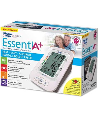 Physio Logic Essentia Automatic Blood Pressure Monitor with Universal Arm Cuff White - Buy Online on GoSupps.com