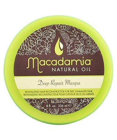 Macadamia Natural Oil Deep Repair Masque 8 oz ( Pack of 2)