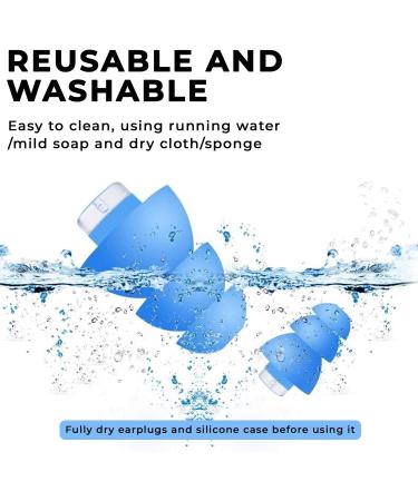 Uotowell High Fidelity Hearing Protection Earplugs for Sleep and Noise Sensitivity - Reusable & Comfortable - Multi-colored Silicone Tube Case - Buy Online on GoSupps.com