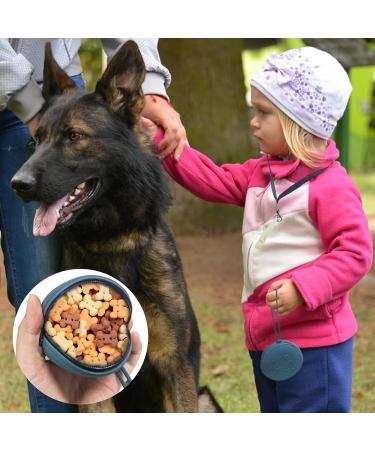 Premium Silicone Dog Treat Bag Set - Portable Odorless Easy to Clean | Ideal for Training & Whistles - Buy Online on GoSupps.com