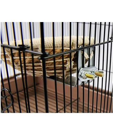 PINVNBY Bird Nest Hemp Rope Weave Parakeet Breeding Nest Bed Small Parrot Cage Hatching Nesting Box with Flannel for Budgie Cockatiel Lovebird - Buy Online on GoSupps.com