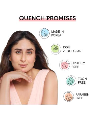 Que_nch Ultra Light Moisturizer | 2% Niacinamide Cherry Blossom & Pearl Extracts | Brightening Anti-Aging Formula | Made in Korea | 50ml | All Skin Types - Buy Online on GoSupps.com