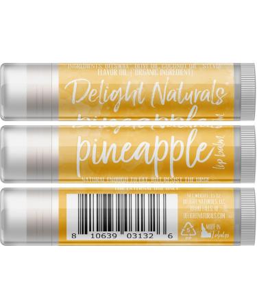 Tropical Fruits Lip Balm Set - Coconut Lime & Pineapple | Best Moisturizing Lip Care for All Skin Types | International Shipping Available - Buy Online on GoSupps.com