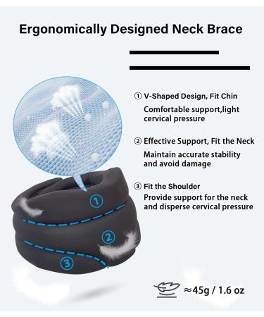 Neck Brace for Snoring & Pain Relief | Cervicorrect Soft Foam Cervical Collar by Healthy Lab Co - Comfortable Neck Support for Sleeping & Vertebrae Stability - Buy Online on GoSupps.com