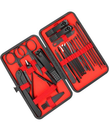 Pedicure Tools for Feet Manicure and Pedicure Set 24 Pieces Portable Nail Clippers Set Fingernail Clippers | Stainless Steel Manicure Set Compact Manicure Set for Hand Foot Family Friends - Buy Online on GoSupps.com