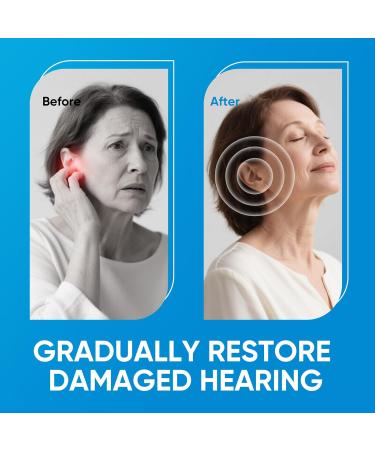 Tinnitus Relief for Ringing Ears - Supports Ear Health Reduces Ringing in Ears for Men & Women 120 Capsules 120 Count(Pack of 1) - Buy Online on GoSupps.com