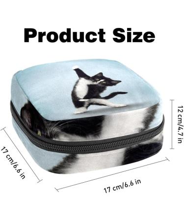 Javenproeqt Portable Women's Binding Bags - Menstrual Cup Pocket & Cute Cat Design for Teen Girls - Perfect for Periods & Tampons - Buy Online on GoSupps.com