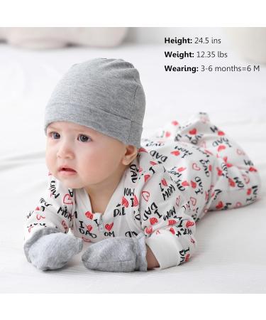 MAMIMAKA Baby Girls 6-9 Months Footed Pajamas - Fox & Love Mom&Dad - 4 Stars - Buy Online on GoSupps.com