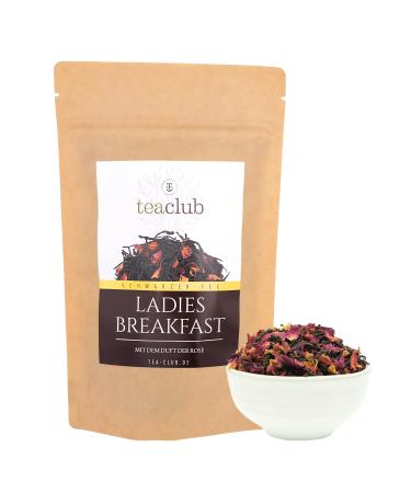 TeaClub Ladies Breakfast Loose Black Tea with Rose Petals 500g Black Tea with Refined Rose Petals No Added Aroma Rose Tea TeaClub Black Tea