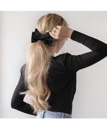 EUPSIIU 6 Pieces Big Bow Hair Clips Large Hair Bow Hair Barrette Clips for Women Lady Girls Bowknot Hairpin French Hair Clip Soft Silky Satin Hair Barrettes Hair Accessories for Girls (6Colors) - Buy Online on GoSupps.com