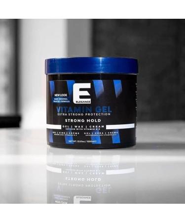 E Elegance Vitamin Pro-VB5 Hair Styling Gel Strong Hold 33.81 Oz - Long-Lasting Styling Gel for Strong Hold - 1 Pack - Buy Online on GoSupps.com