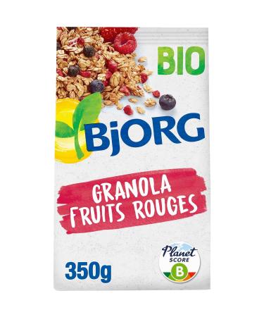 C r ales bio Granola fruits Rouges BJORG - Le paquet de 350g Lot De 3 - Par Lot