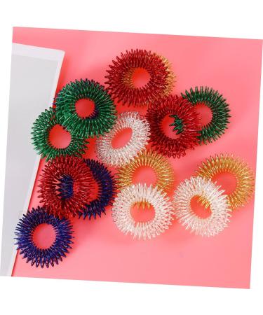 Partykindom 15pcs Fear Ring Set - Mini Toy Finger Rings for Kids | Acupressure Fiddle Toys for Relaxation & Sensory Play | International Shipping Available - Buy Online on GoSupps.com