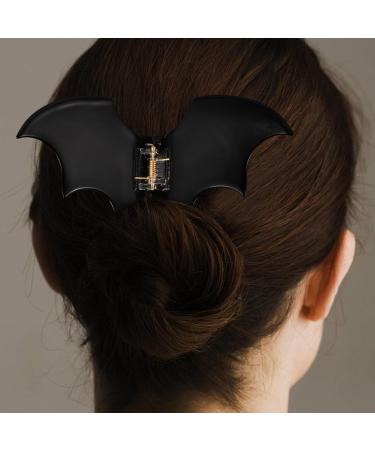 Beavorty Bat Hair Claw Clips Halloween Bat Hair Clamp Acetic Acid Strong Hold Non-slip Hair Barrette Gothic Horror Bat Headwear Hair Styling Accessories Black - Buy Online on GoSupps.com