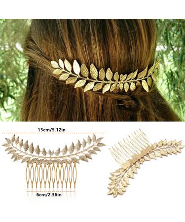 6-Pack Vintage Hair Side Combs for Women & Girls - Bridal Golden Decorative Clips for French Twist & Hair Accessories - Buy Online on GoSupps.com