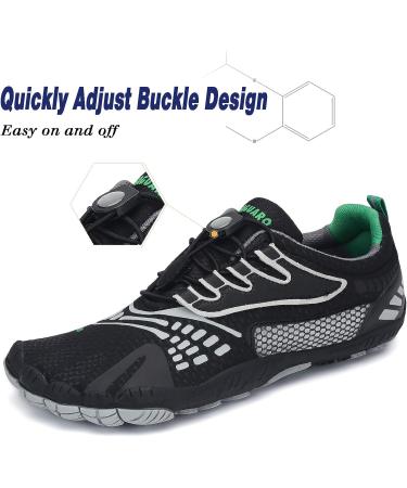 SAGUARO Barefoot Minimalist Water Shoes for Men and Women - Size 9.5 Women/7.5 Men, Night Black - Buy Online on GoSupps.com