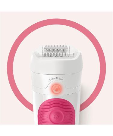 Brown Silk- pil 5 Epilator for Women - Hair Removal with Micro-Grip Technology Wet & Dry Use Sensosmart - Perfect Gift in White/Pink - Buy Online on GoSupps.com