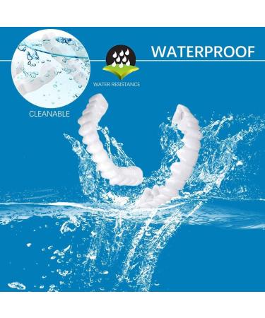 Flipped Warm 2 Pairs of Comfort Fit Teeth Veneers & Braces - Instant Dentures for a Beautiful Smile - Buy Online on GoSupps.com