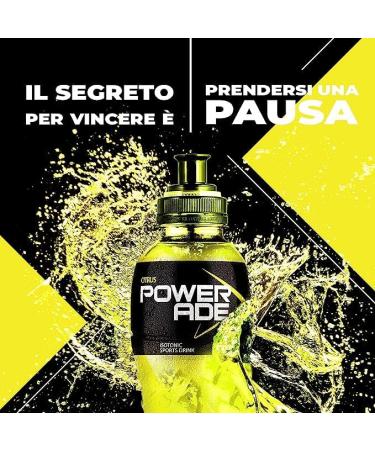  CAIYA 6 x Powerade Citrus Energy Drinks for Athletes with Lemon Flavour and Low Calorie 500 ml 6 Packs  - Buy Online on GoSupps.com