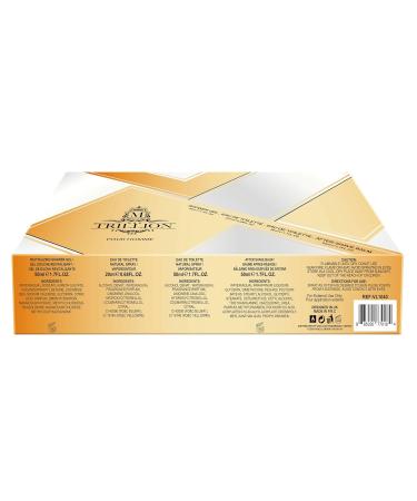 HyBrid & Company Men Trillion Rich Man 4Pcs Gift Set For Men 20ml-Perfume&50ml-Perfume&50ml-After Shave Balm &50ml-Shower Gel - Buy Online on GoSupps.com