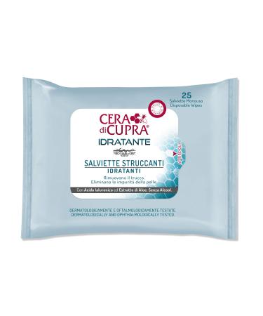 Cera di Cupra Moisturizing Make-Up Remover Wipes 25-Piece