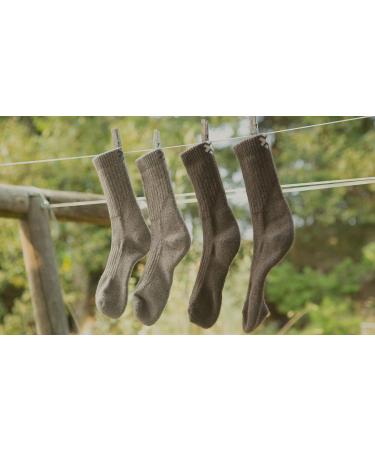 Happy Yak Socks - The Adventurist | 40% Yak Cashmere | Large Grey - Buy Online on GoSupps.com