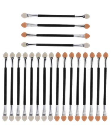 for Double Head Long with Women Double-ended Sides Tools Disposable Sponge Brush Eyeshadow Applicator Tool Eyeliner Shadow Handle Makeup Ladies Eye