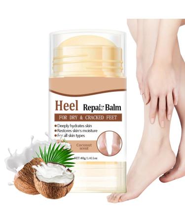 MEITREND Foot care cream for very dry feet and cracked heels foot care cream with coconut oil moisturizing and anti-cracking cream to deeply hydrate feet and hands.