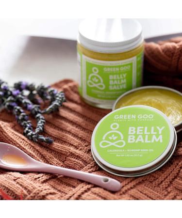Green Goo Natural Pregnancy Stretch Mark Cream - Belly Balm for Stretch Mark Removal (4 oz) - Buy Online on GoSupps.com
