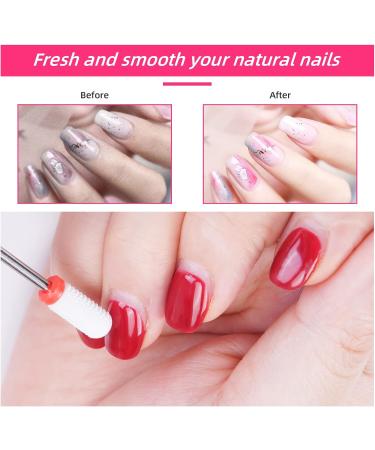10Pcs Nail Drill Bits for Acrylic Nails Professional Tungsten Carbide and Ceramic 3/32 Nail Drill Bit Set for Remove Cuticles of Engraved Gel Nails or Acrylic Nails - Buy Online on GoSupps.com