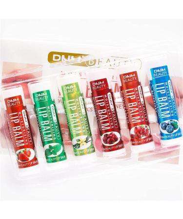 6PC Moisturizing Lip Balm - Colorless Long-Lasting Natural Lip Care for Dry Lips - Adult & Child Lip Repair - Buy Online on GoSupps.com