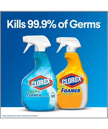 Clorox Disinfecting Bathroom Foamer with Bleach Original 30 oz Spray - Bathroom Cleaning - Buy Online on GoSupps.com