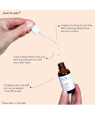 Geek & Gorgeous 101 C-Glow 15% Vitamin C Serum - Antioxidant Protection & Collagen Boost - 30ml - Buy Online on GoSupps.com