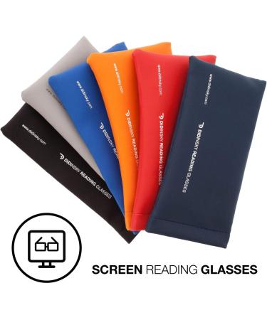 Didinsky Blue Light Filter Glasses for Men & Women - Prescription & Non-Prescription Options | Gaming & PC Eye Protection - Graphite +1.0 - Hakone Screen - Buy Online on GoSupps.com