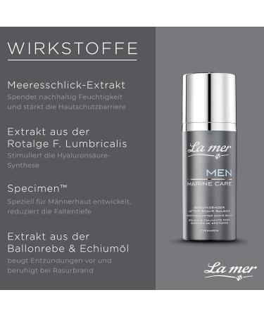 La Mer Marine Care Calming After Shave Balm - Soothes Irritation & Razor Burn - Moisturizing for Sensitive Skin - 100ml  - Buy Online on GoSupps.com