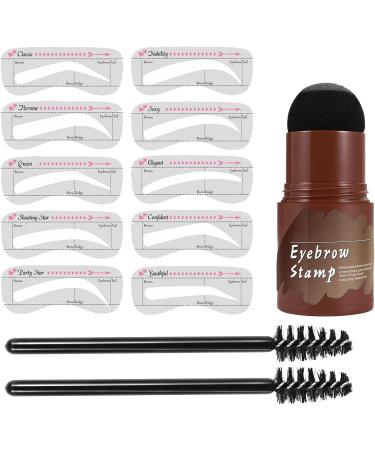  Generisch Eyebrow Set of 10 Reusable and Waterproof Eyebrow Stencils for Women Girls Home Outdoors Special Occasions - Buy Online on GoSupps.com
