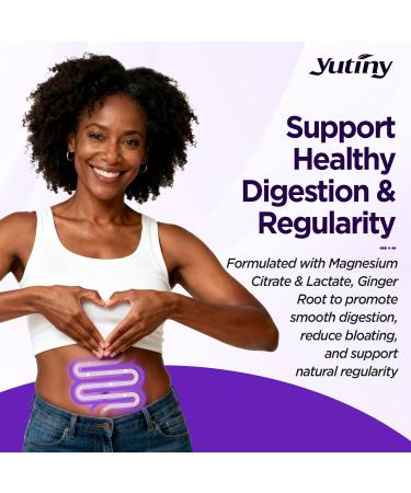 Yutiny Magnesium Complex for Women 12 in 1 Magnesium Supplement with Glycinate Citrate Malate Taurate Vitamin D3 K2 Zinc Ashwagandha Sleep Heart Bone Nerve Health 90 Count - Buy Online on GoSupps.com