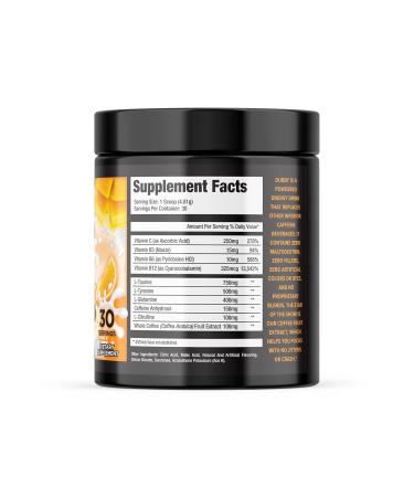 Dubby Gamer Energy Drink Powder - Sugar Free Nootropic Energy Mango White Peach Flavor 30 Servings - Jitter-Free Natural Energy for Gaming - Buy Online on GoSupps.com