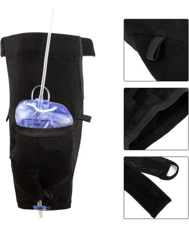 Premium Catheter Leg Bag Holder | Catheter Stabilization Device for Men & Women | Urinary Drainage Bag Cover - Large Size - Buy Online on GoSupps.com
