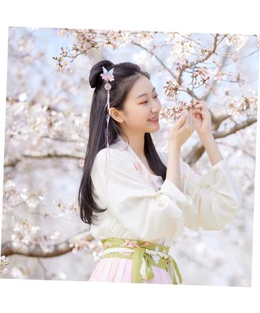 MAGICLULU 2 Pairs Hanfu Headwear Hair Jewels for Women Wood Walking Stick Chinese Decor Vintage Wedding Decor Claw Clips for Thick Hair Accessories Women's The Flowers Purple Metal Acrylic - Buy Online on GoSupps.com