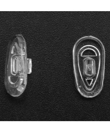 tesrgre 25 Pairs Silicone Eyeglass Nose Pads Oval Push On - Buy Online on GoSupps.com