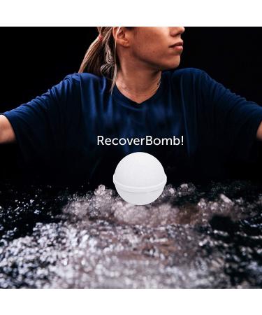 Muscle Recovery Bath Bombs with Epsom Salt, Peppermint, and Baking Soda - Natural Fast Relief for Sore Muscles - Handmade in USA - 6 Pack - Buy Online on GoSupps.com