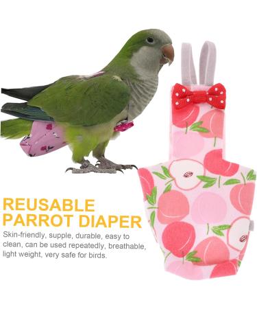 Buy MipCase 4-Piece Washable Parrot Diaper Suit - Soft Breathable Adjustable Outdoor Costumes for Birds - Buy Online on GoSupps.com
