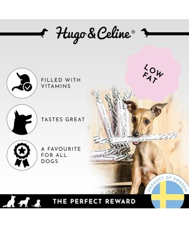 Hugo & Celine Pizzle Sticks - Lollipup 100% Natural Dog Chew Treats 20cm Long - Buy Online on GoSupps.com