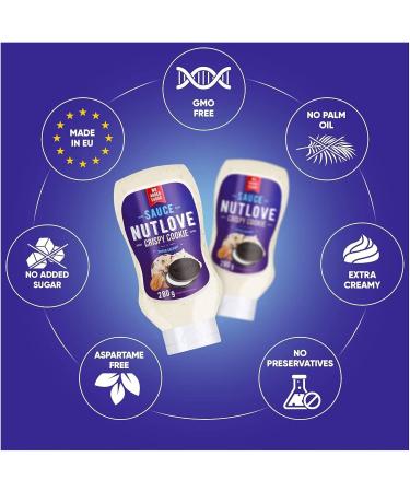 Allnutrition Nutlove Sauce Crispy Cookie - 280ml - Buy Online on GoSupps.com