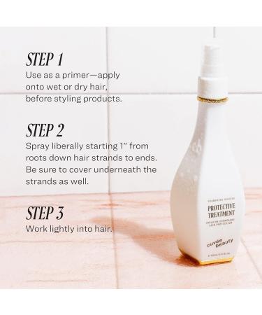 CUV E BEAUTY Protective Treatment - 5 fl oz - Protects Hair Against Heat UV Rays & Environmental Stressors 5 Ounce - Buy Online on GoSupps.com