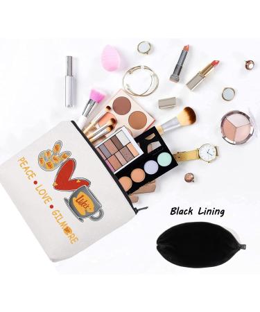 Levlo Funny Girl Inspired Cosmetic Bag - Perfect Gift for Luke's Fans | Peace Love Luke's Makeup Zipper Bag for Friends & Family - Buy Online on GoSupps.com