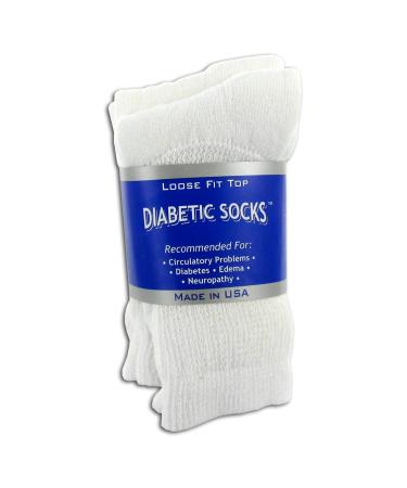 PMT MEDICAL Diabetic Socks For Foot Pain And Neuropathy - Large - Crew (Size 13-15)