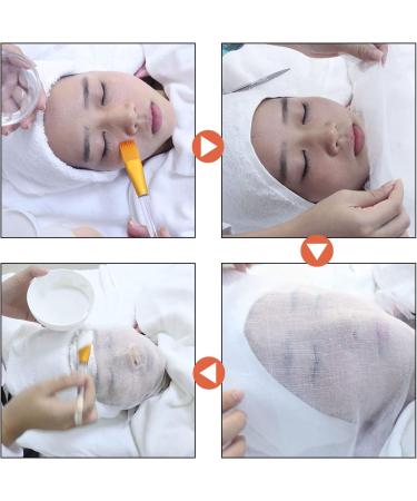 Buy Spa Gauze Facial Mask - 100pcs Soft Skin Care Sheets for Home & Salon DIY - International Shipping - Buy Online on GoSupps.com
