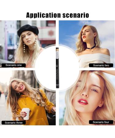 4 Point Eyebrow | Waterproof Eyebrow Pencil | 2024 New 3D Liquid Microblading Eyebrow | Long-Lasting Natural Korean Brow Pencil Eye Makeup for Women & Girls #1 - Buy Online on GoSupps.com